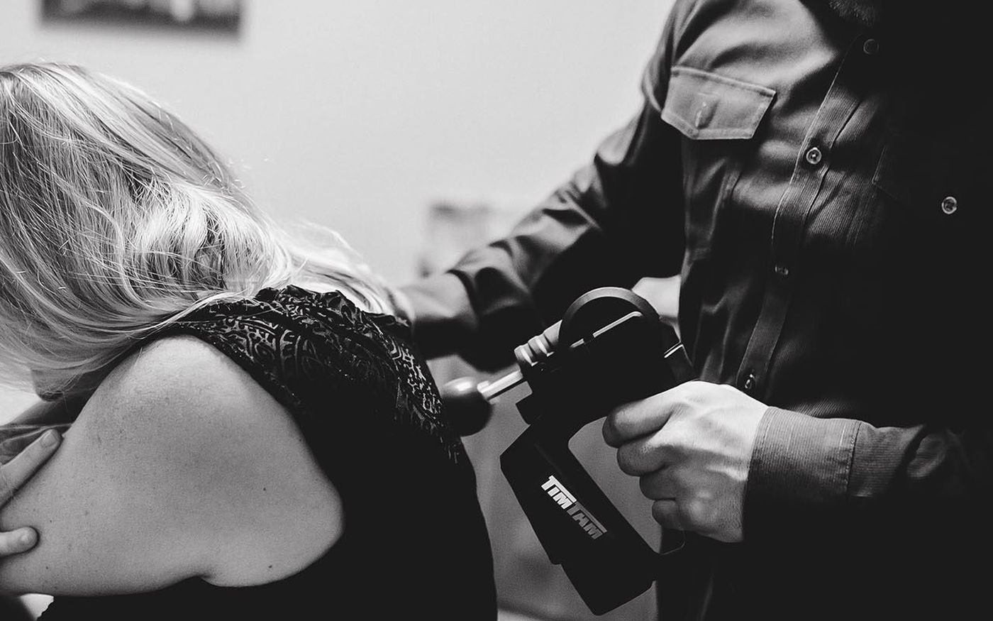 Therapeutic recovery treatment session at ProActive Chiropractic and Wellness